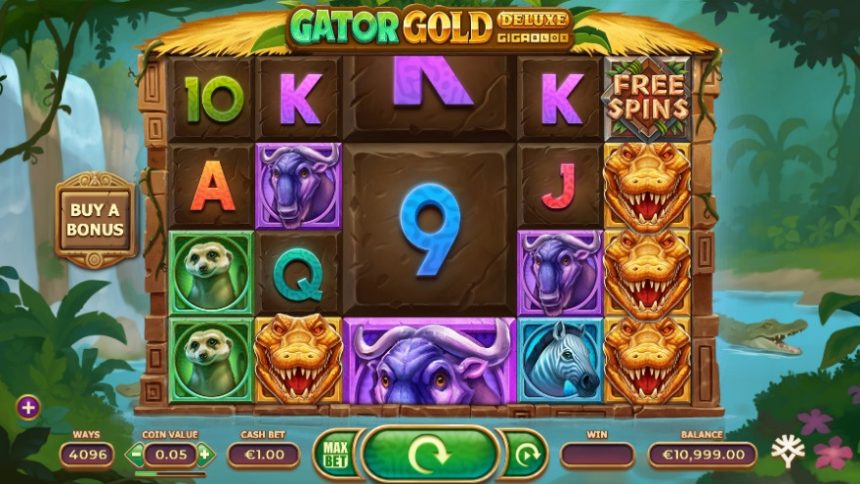 Slot Gator Gold Deluxe Gigablox